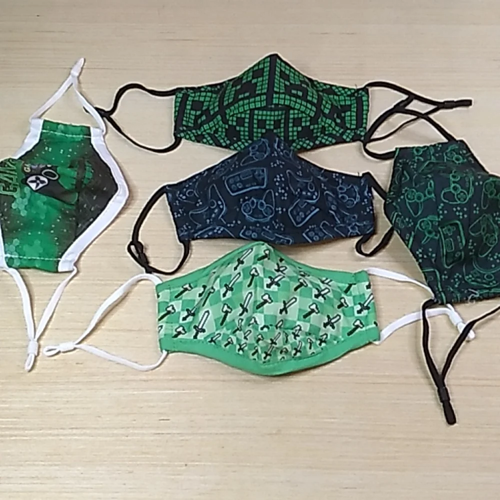 5 pack kids game themed wire nose masks by Gyothrig.